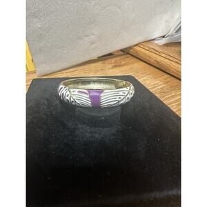 Sequin Nordstrom Multicolor Gold Tone Statement Enamel Bangle Bracelet # 217